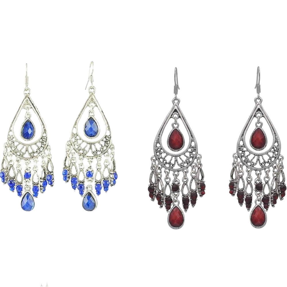 Vintage Style Water‎ Drop Tassel Earrings